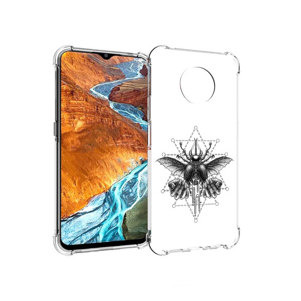

Чехол MyPads Tocco для Nokia G300 скарабей (PT224563.108.601), Прозрачный, Tocco