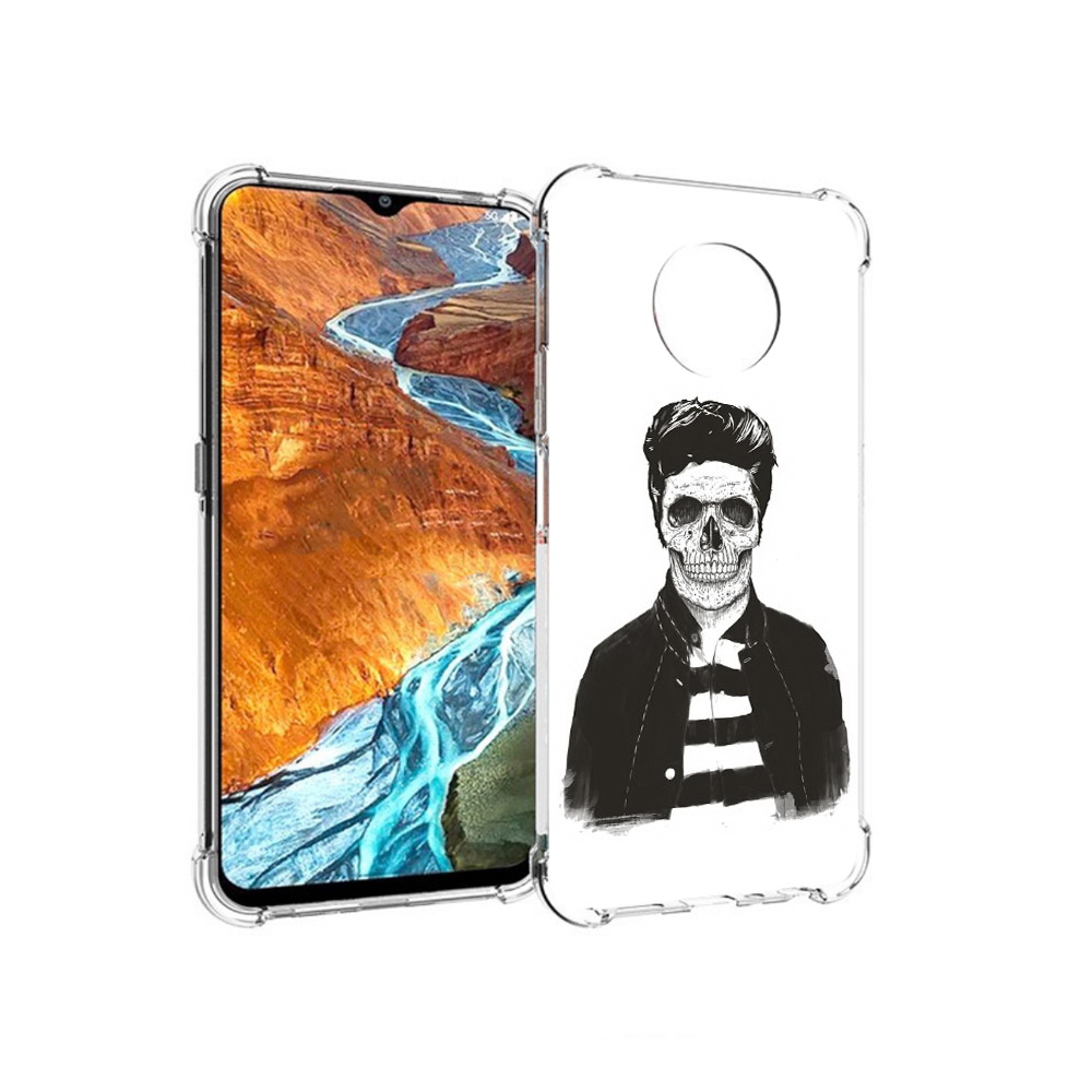 

Чехол MyPads Tocco для Nokia G300 скелет (PT224563.108.604), Прозрачный, Tocco