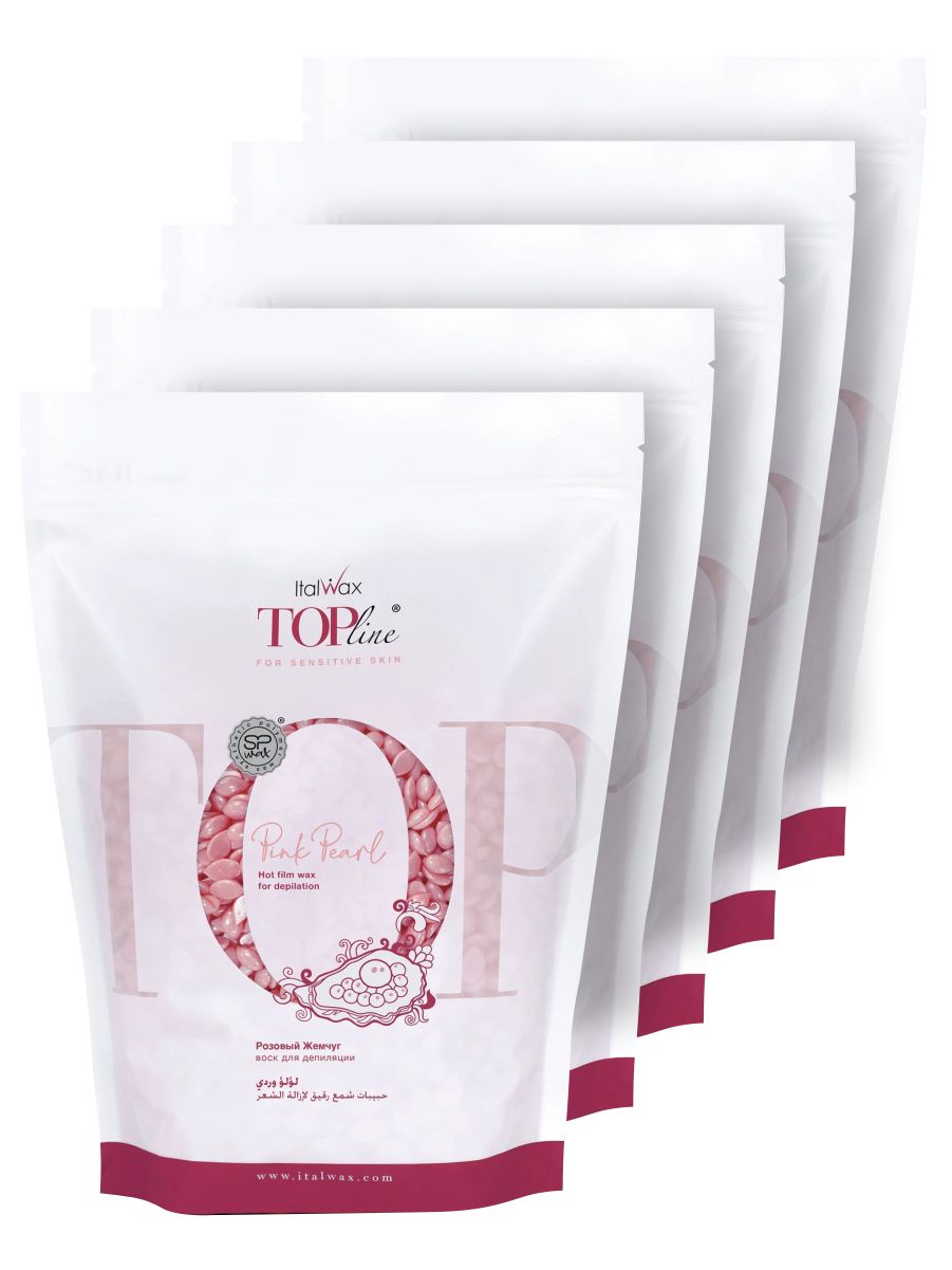 

Комплект Italwax Воск горячий пленочный Top Line Pink Pearl Розовый жемчуг гранулы 750, Воск горячий (пленочный)