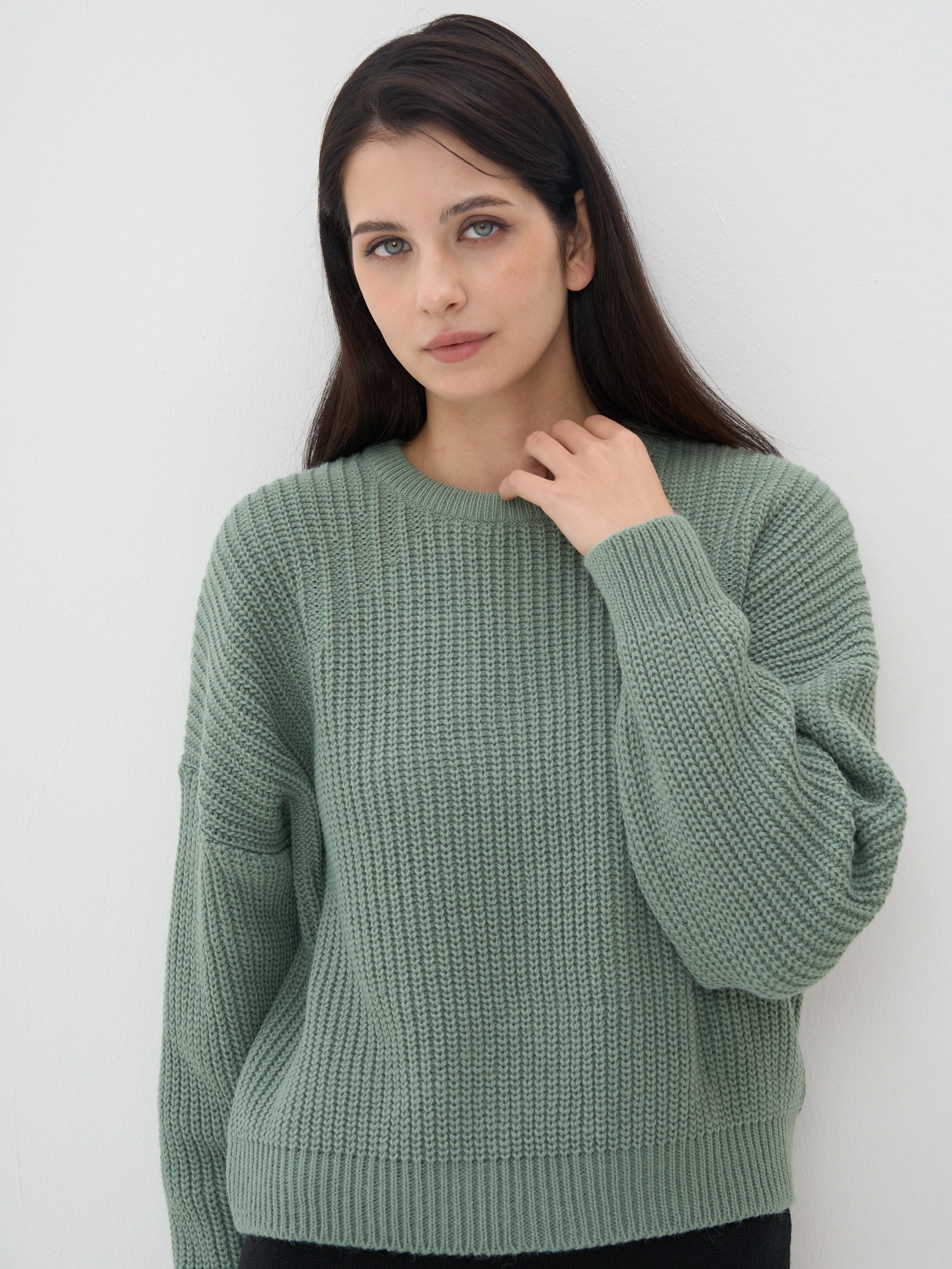 

Джемпер женский BE YOU 7232-40194 зеленый 42-52 RU, 7232-40194