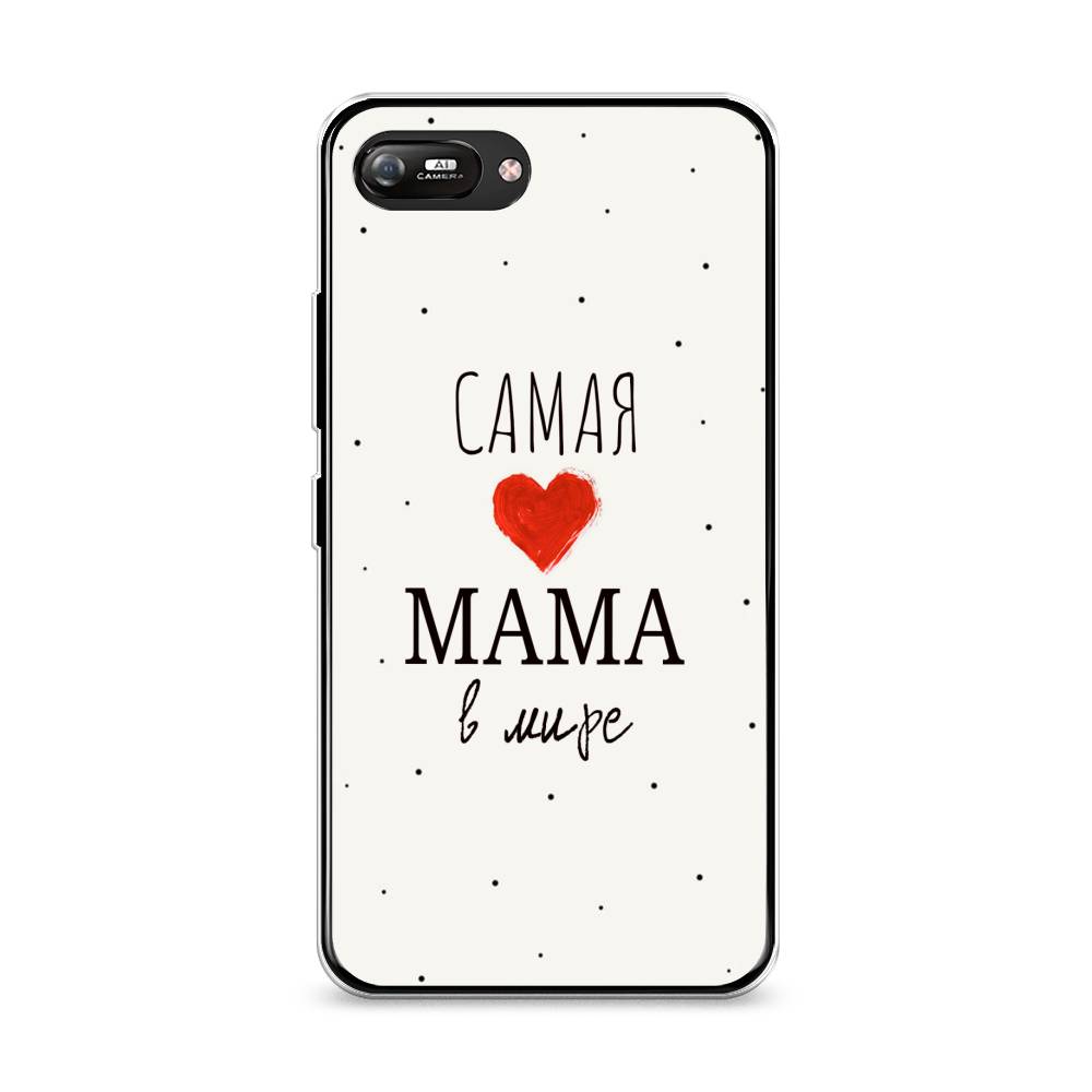 

Чехол Awog на Itel A25/A35 "Самая любимая мама", Разноцветный