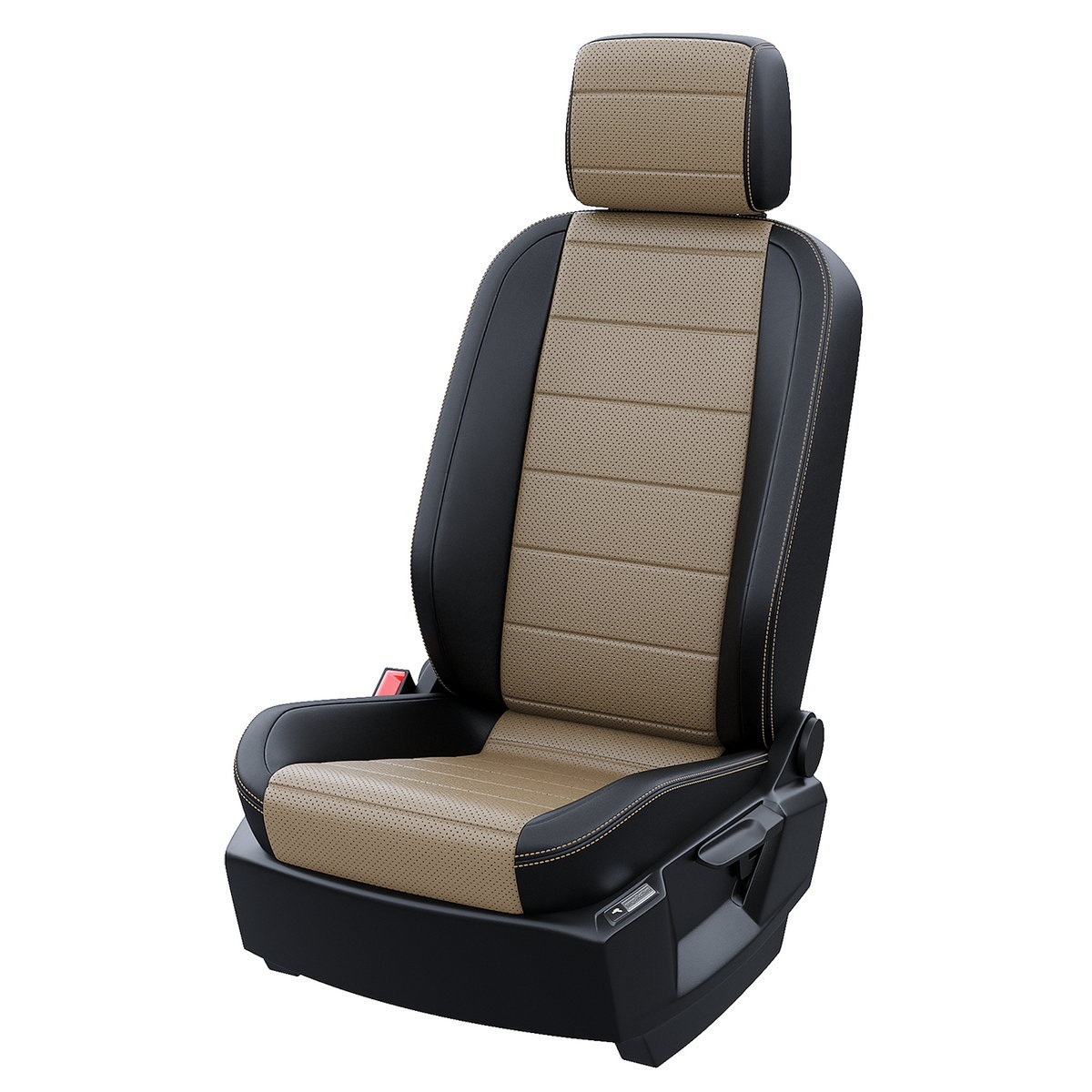 

Чехлы на сиденья Чехлы.ру для Mitsubishi Lancer 10 5468AV136FT2 Экокожа, Бежевый;черный, 5468AV