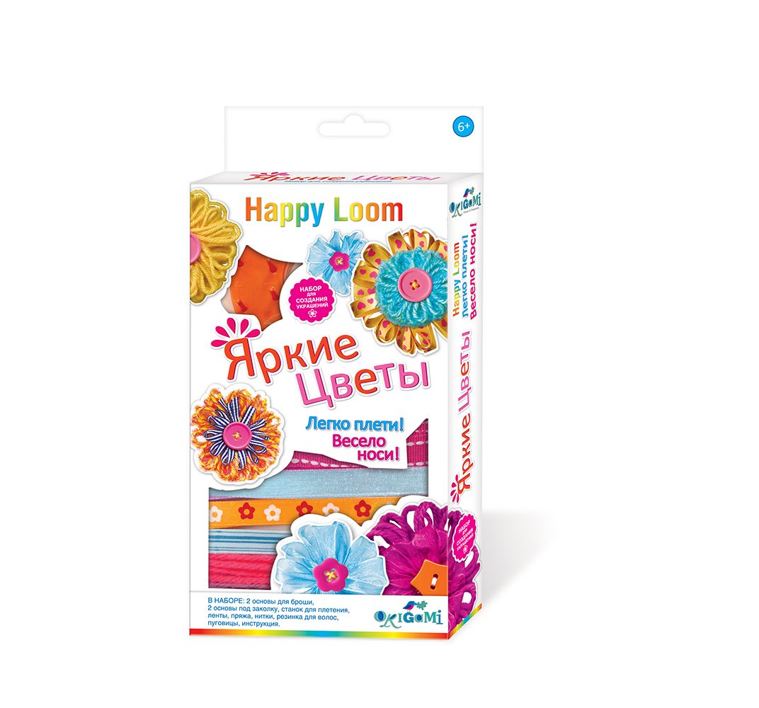 

Набор для творчества Happy Loom Яркие цветы