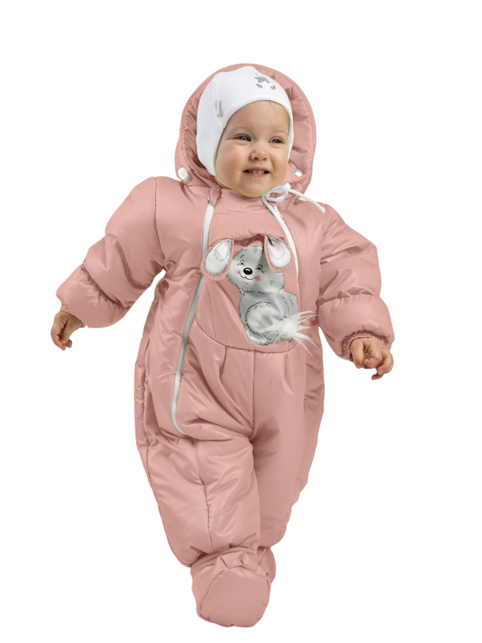 

Комбинезон-конверт детский Malek-Baby 147шм, Светло-розовый, 74, 147шм