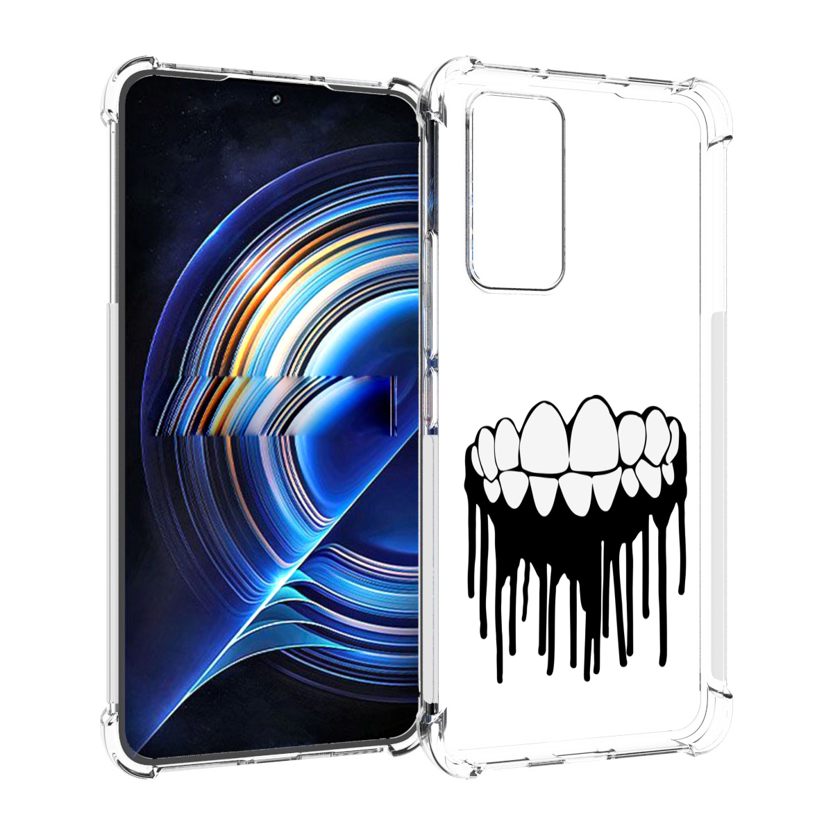 

Чехол MyPads зубы для Tecno Camon 19 Neo, Прозрачный, Tocco