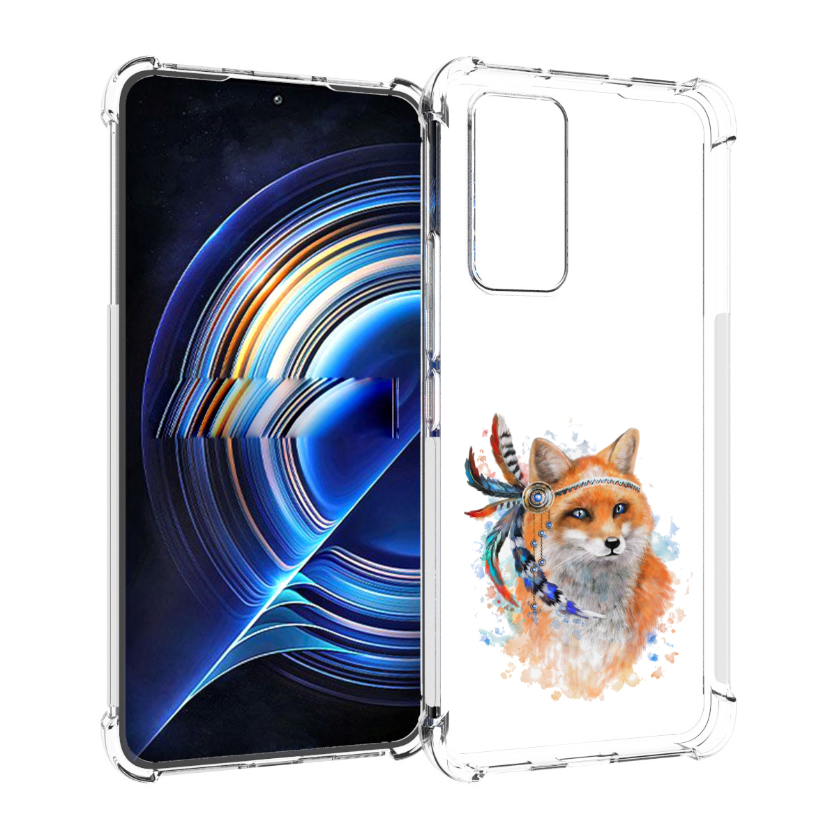

Чехол MyPads инду лиса для Tecno Camon 19 Neo, Прозрачный, Tocco