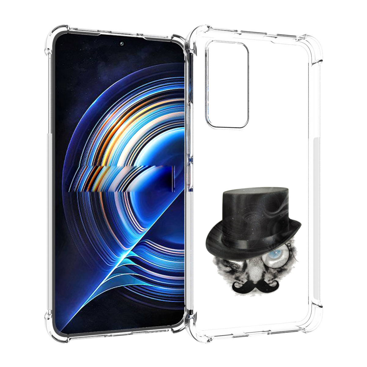 

Чехол MyPads интелегентный кот для Tecno Camon 19 Neo, Прозрачный, Tocco