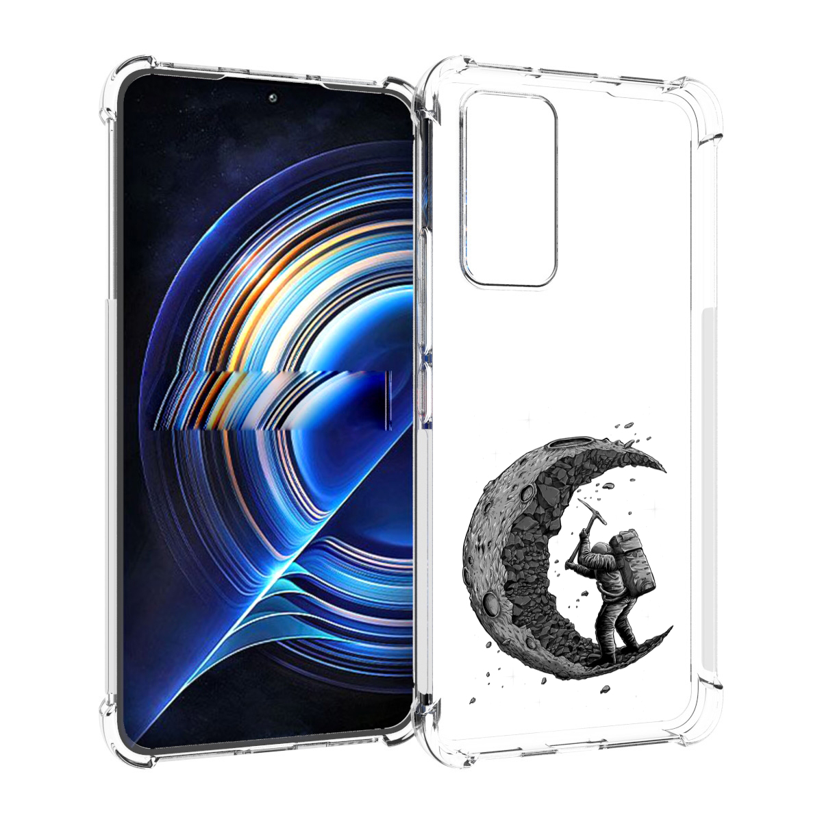 Чехол MyPads камненная луна для Tecno Camon 19 Neo