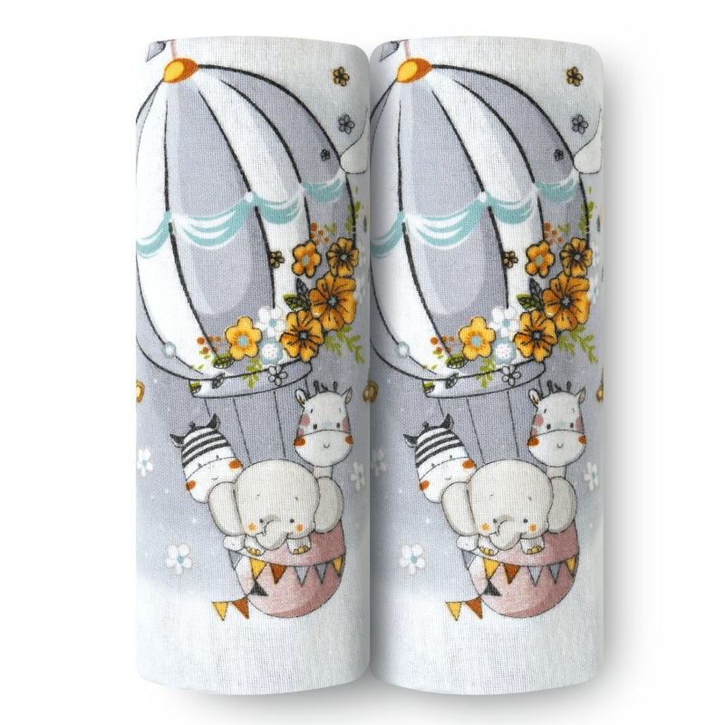 

Пеленки детские loombee фланелевые для новорожденных (100x100 см, 2 шт) FS-5218, FS