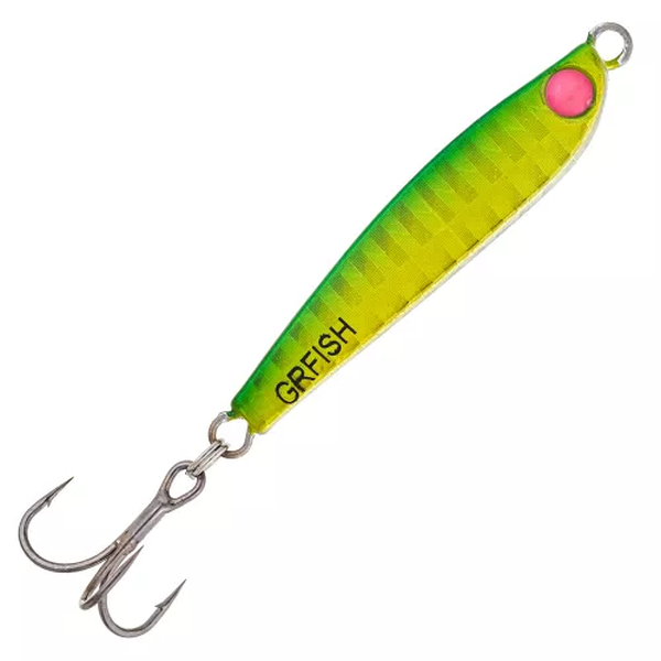 

Пилькер Grfish Flash Jig 45s 6гр. 45.5мм. P13, Зеленый, Flash Jig