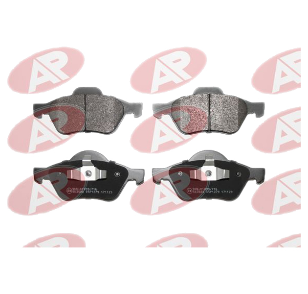 

Колодки тормозные дисковые передн RENAULT: MEGANE II 02-, MEGANE II Coup-Cabri AP 05P1279