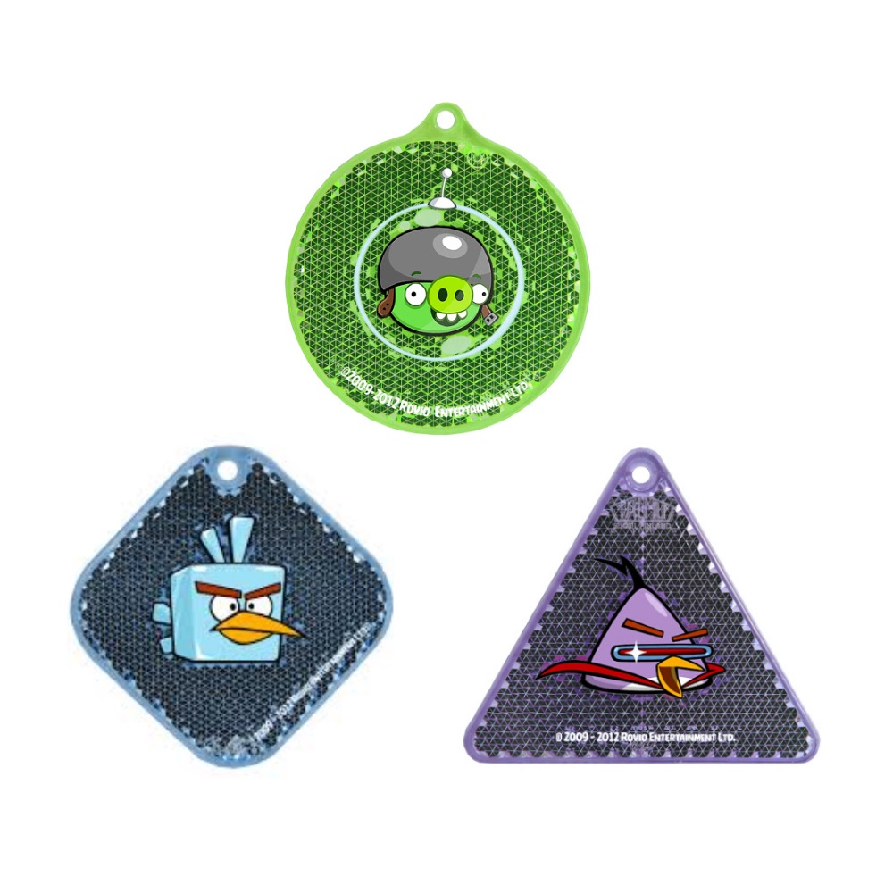 

Светоотражатель Coreflect Angry Birds, в ассорт.