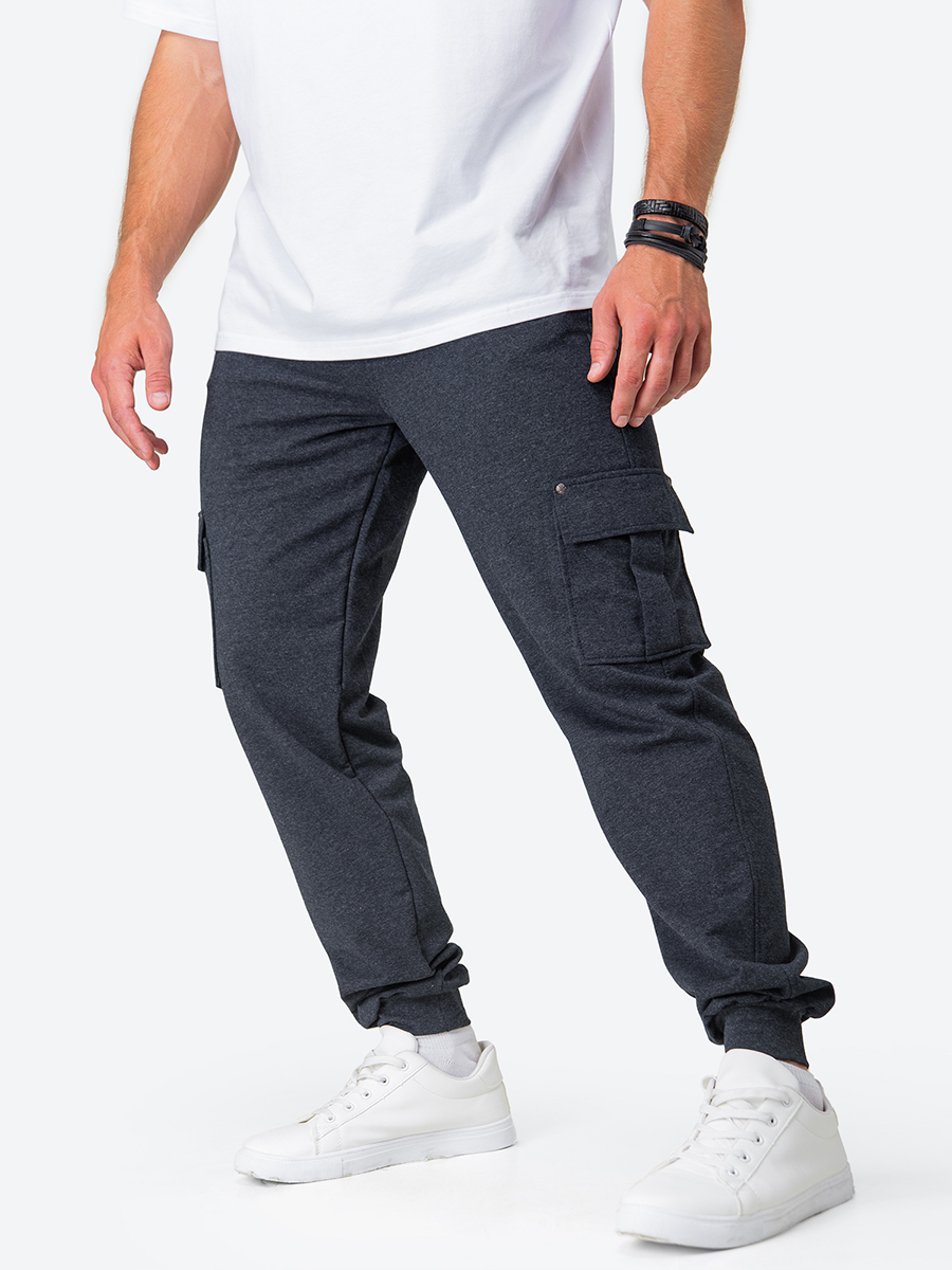 Спортивные брюки мужские HappyFox HF9117 серые 50 RU