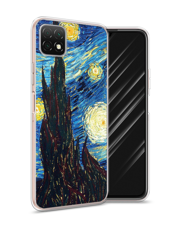 

Чехол Awog на Wiko T3 "Ван Гог Звездная ночь", Разноцветный