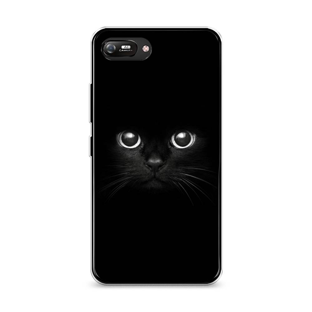 

Чехол Awog на Itel A25/A35 "Взгляд черной кошки", Белый;черный