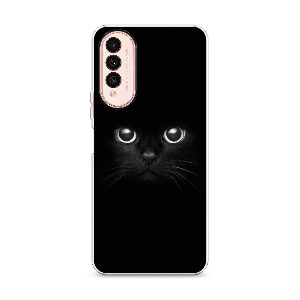 

Чехол Awog на Wiko T50 "Взгляд черной кошки", Белый;черный