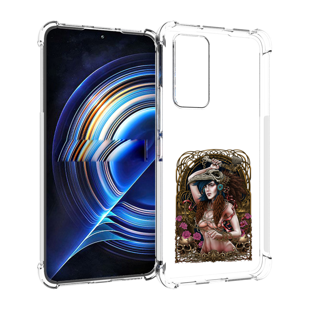 

Чехол MyPads красивая девушка рисунок для Tecno Camon 19 Neo, Прозрачный, Tocco