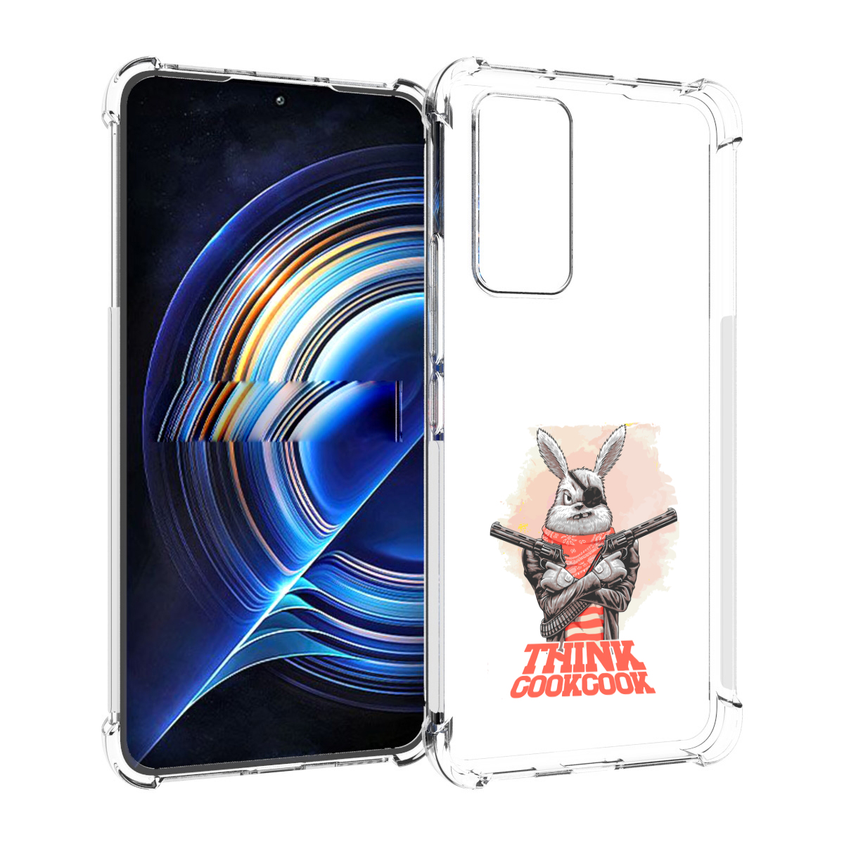 

Чехол MyPads кролик пират для Tecno Camon 19 Neo, Прозрачный, Tocco