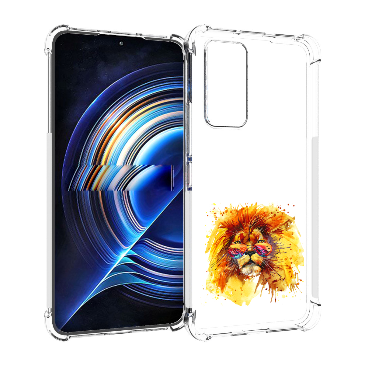 

Чехол MyPads лев в очках для Tecno Camon 19 Neo, Прозрачный, Tocco
