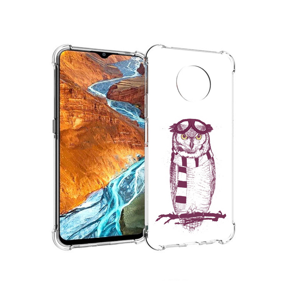 

Чехол MyPads Tocco для Nokia G300 сова-летчик (PT224563.108.612), Прозрачный, Tocco