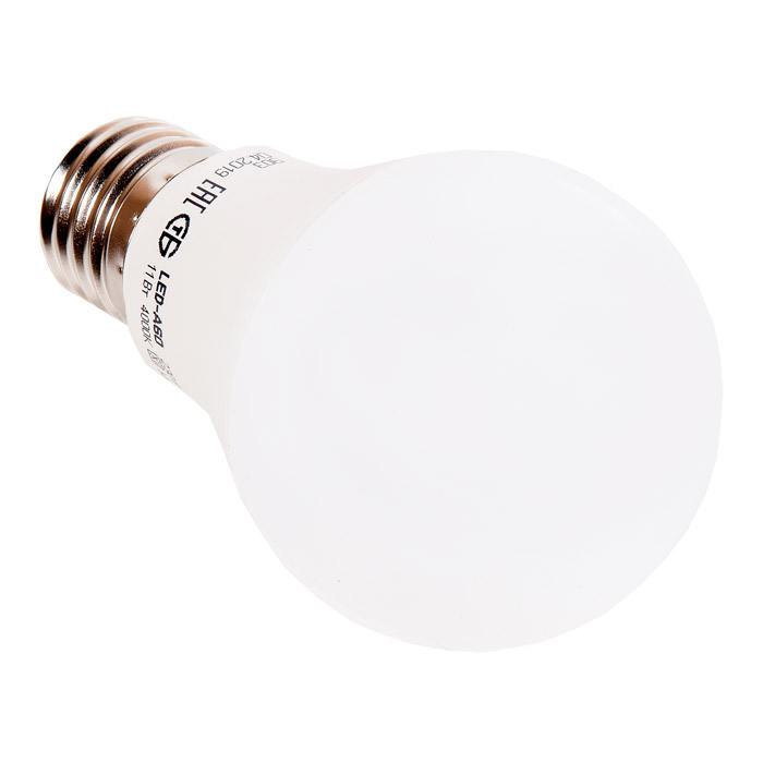 фото Лампа светодиодная led 11вт e27 белая eco iek lle-a60-11-230-40-e27