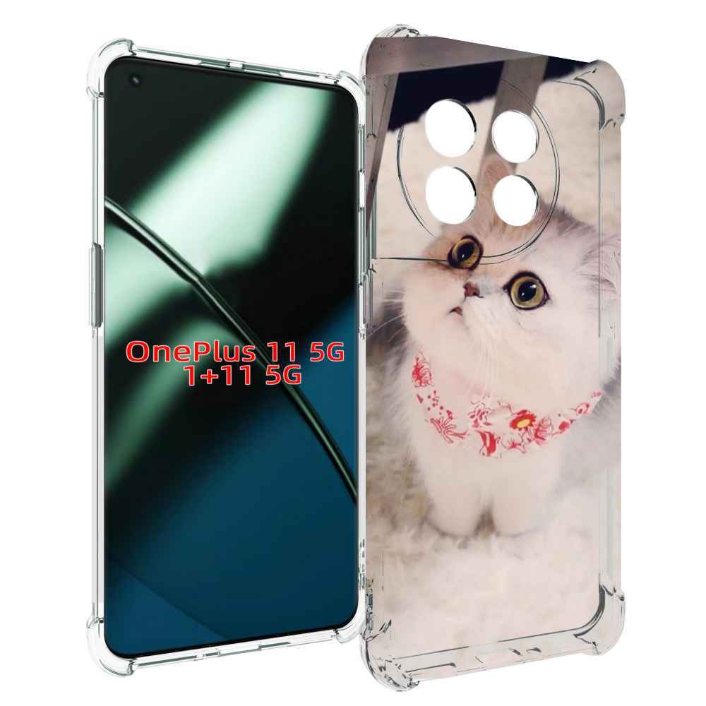 

Чехол MyPads Котеночек женский для OnePlus 11, Прозрачный, Tocco