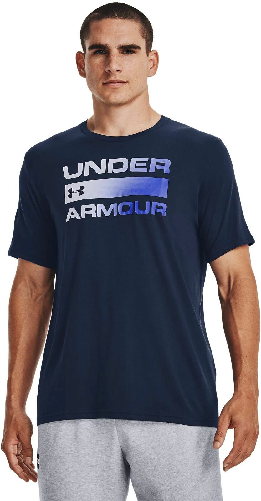 

Футболка мужская Under Armour 1329582 синяя SM, Синий, 1329582