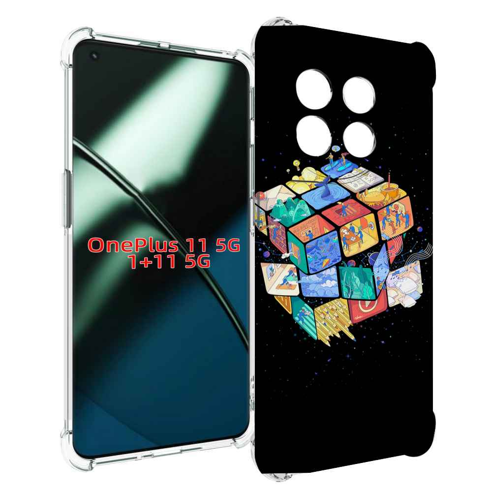 

Чехол MyPads Кубик-Рубика для OnePlus 11, Прозрачный, Tocco