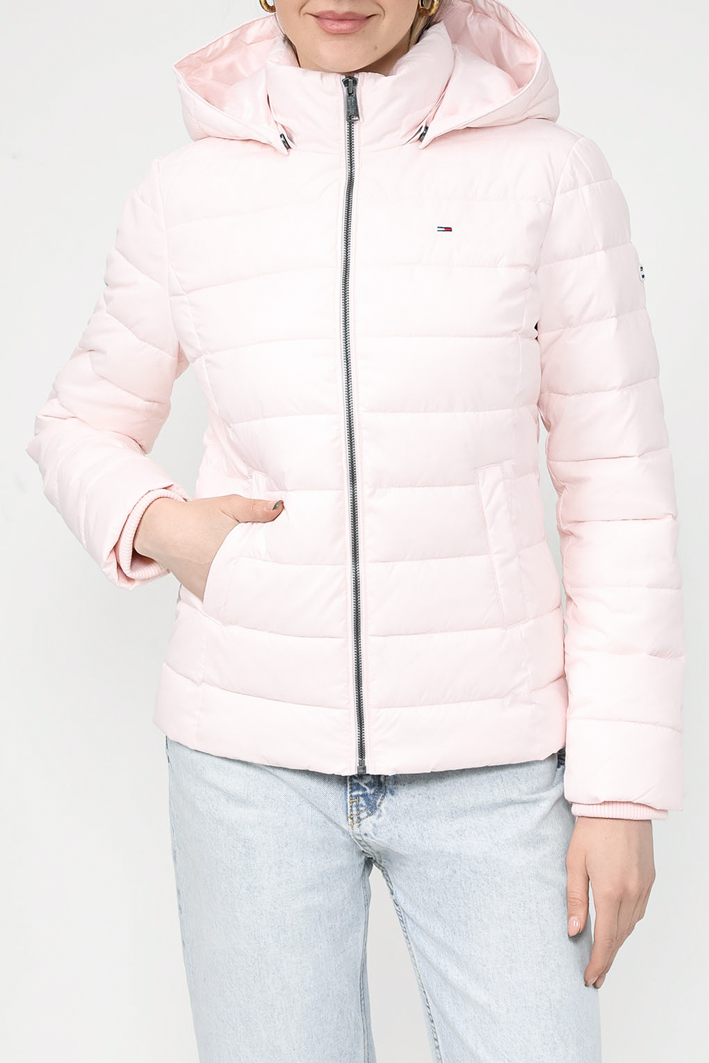 

Куртка женская Tommy Jeans DW0DW13741 розовая M, Розовый, DW0DW13741