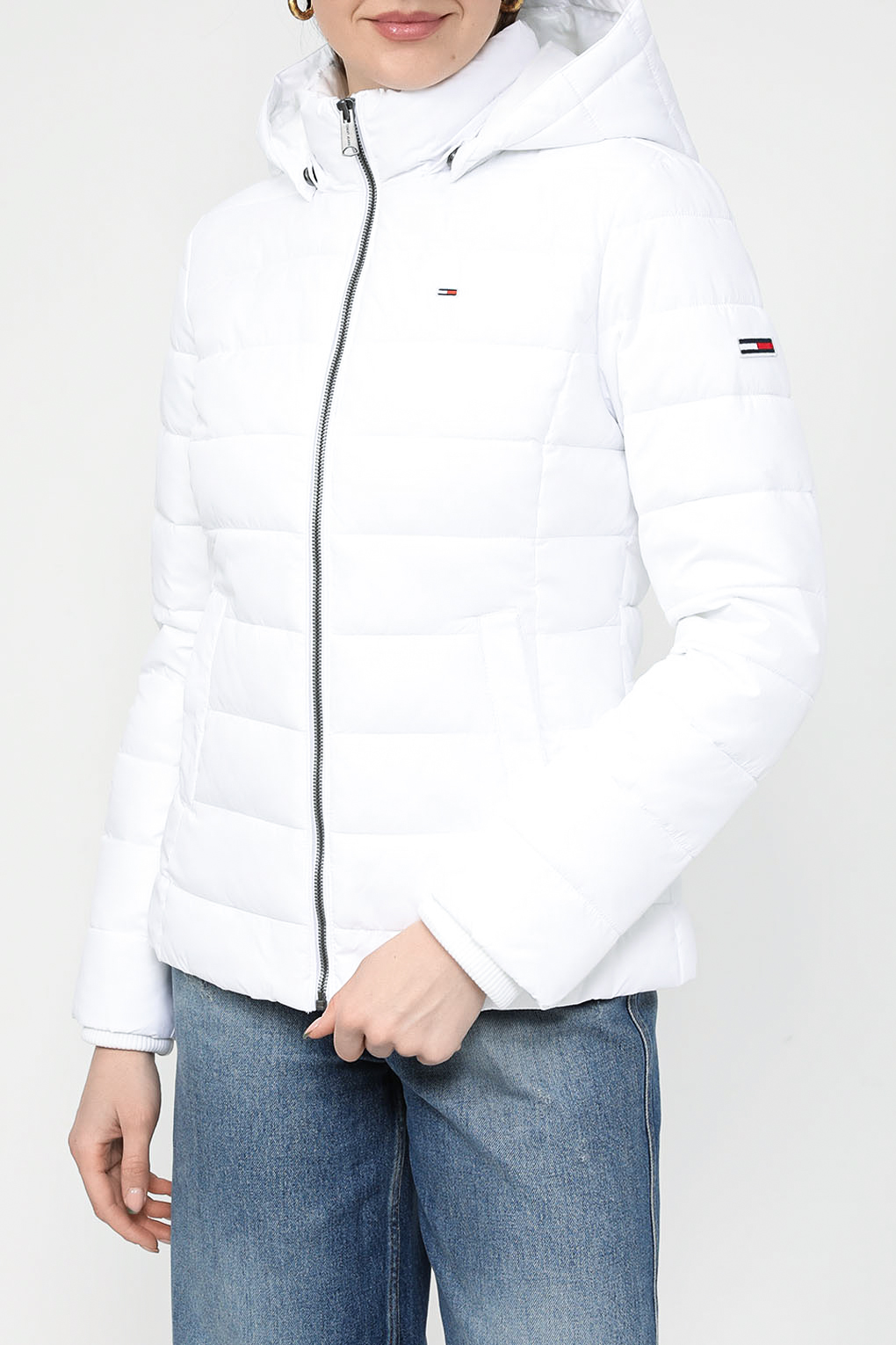 

Куртка женская Tommy Jeans DW0DW13741 белая S, Белый, DW0DW13741