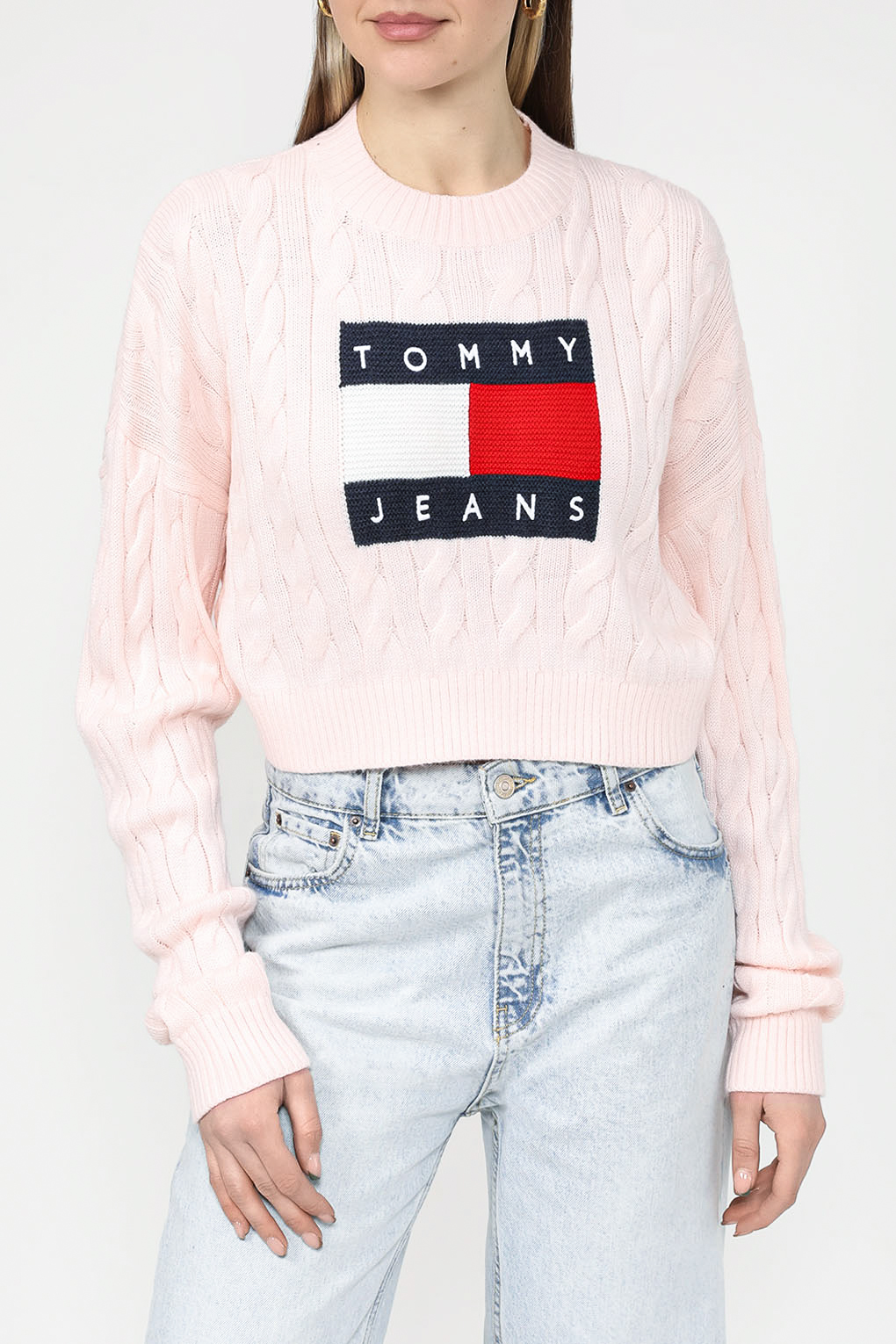 

Джемпер женский Tommy Jeans DW0DW14261 розовый M, DW0DW14261