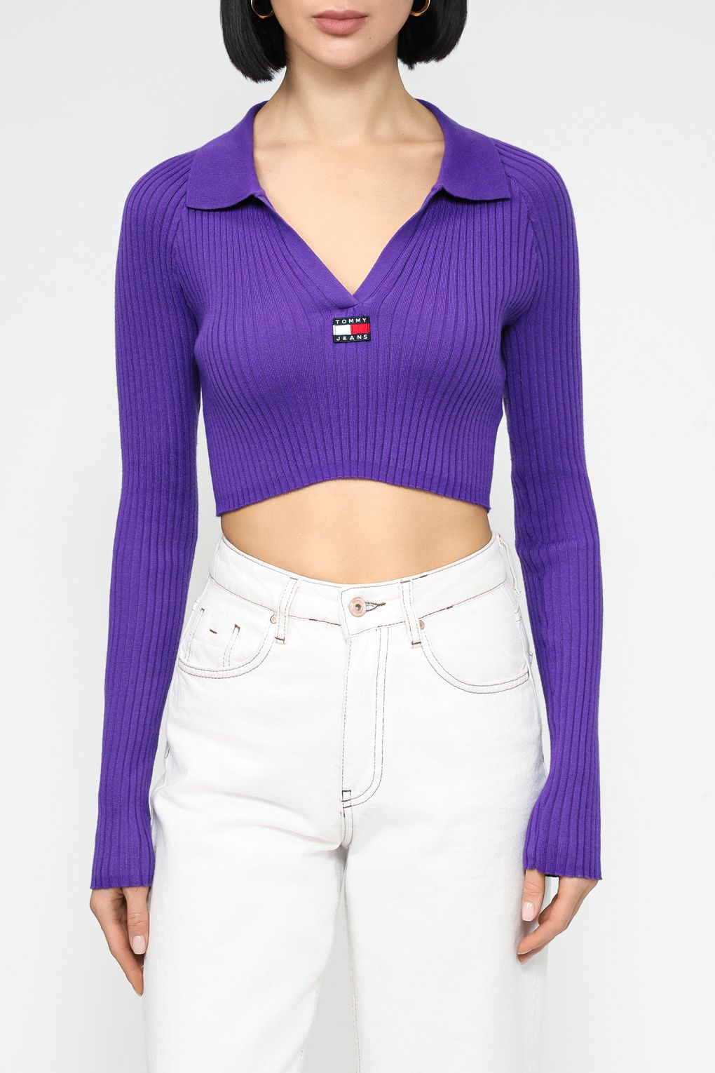 

Джемпер женский Tommy Jeans DW0DW14950 фиолетовый XS, DW0DW14950