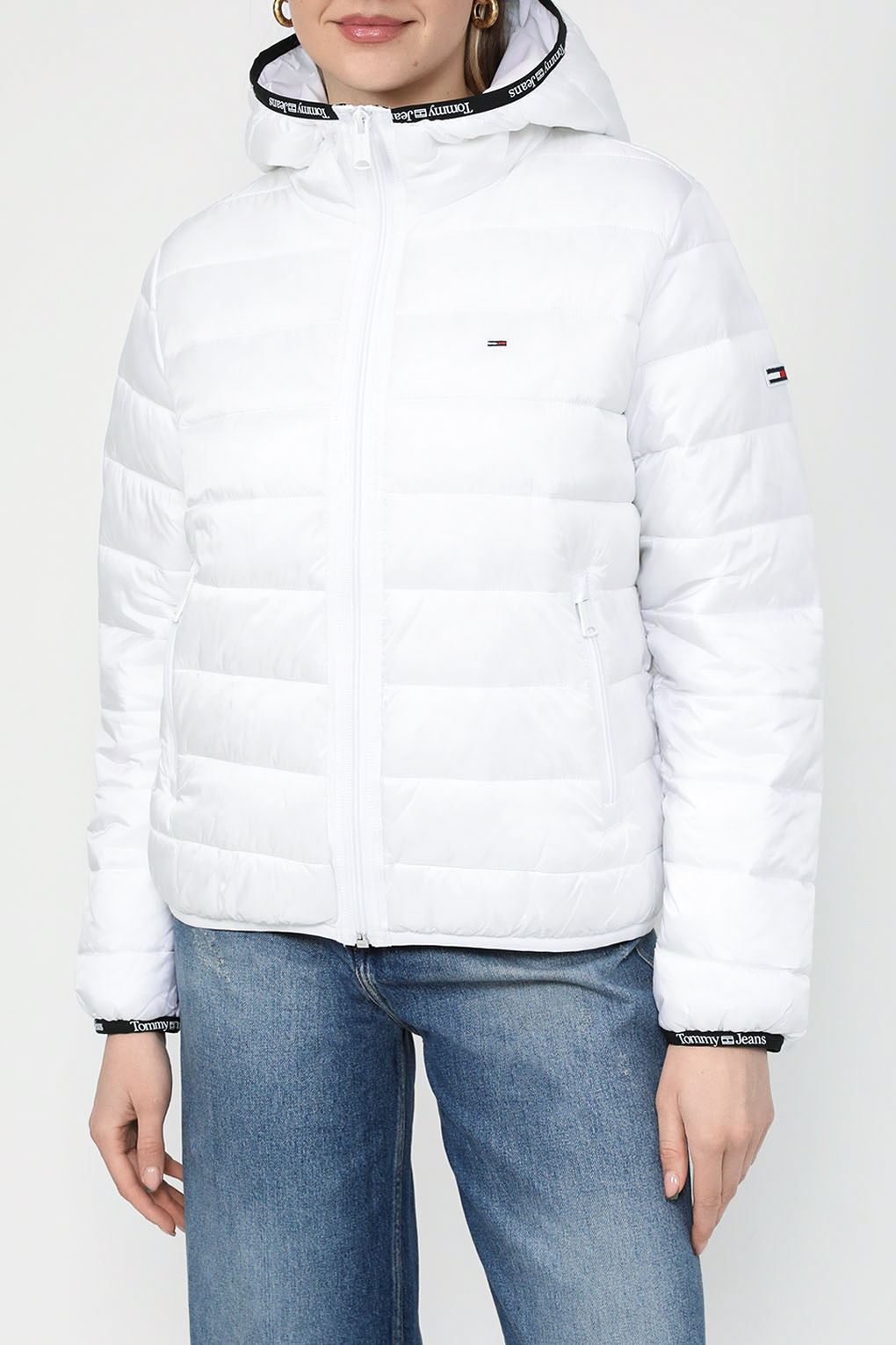 

Куртка женская Tommy Jeans DW0DW15168 белая XS, Белый, DW0DW15168