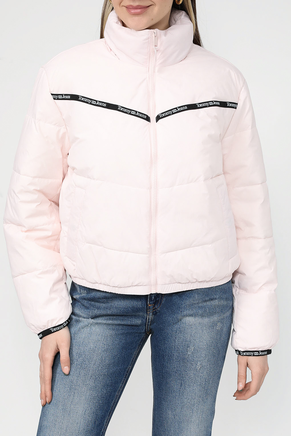 

Куртка женская Tommy Jeans DW0DW16100 розовая S, Розовый, DW0DW16100