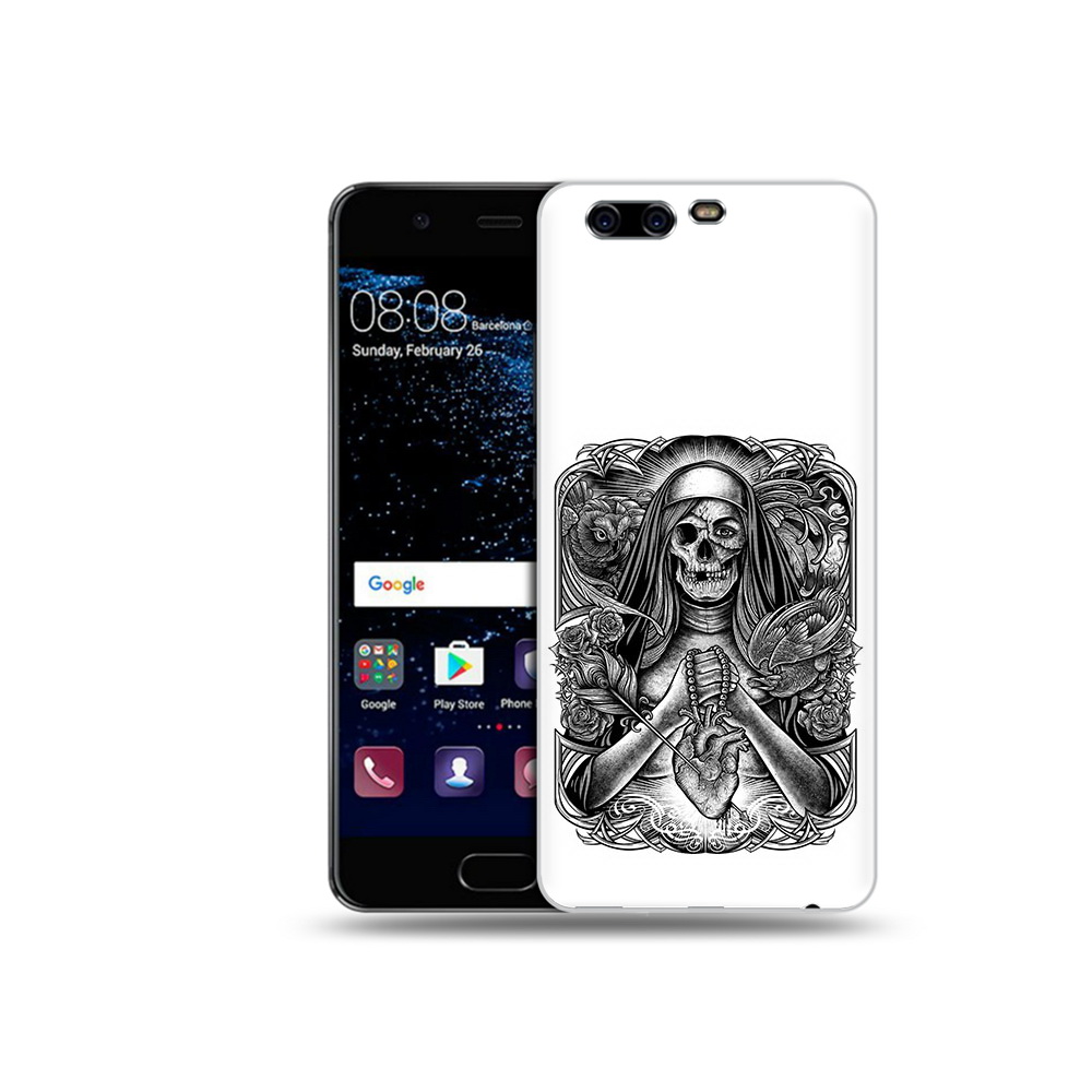 

Чехол MyPads Tocco для Huawei P10 скелет с сердцем (PT60870.50.603), Прозрачный, Tocco