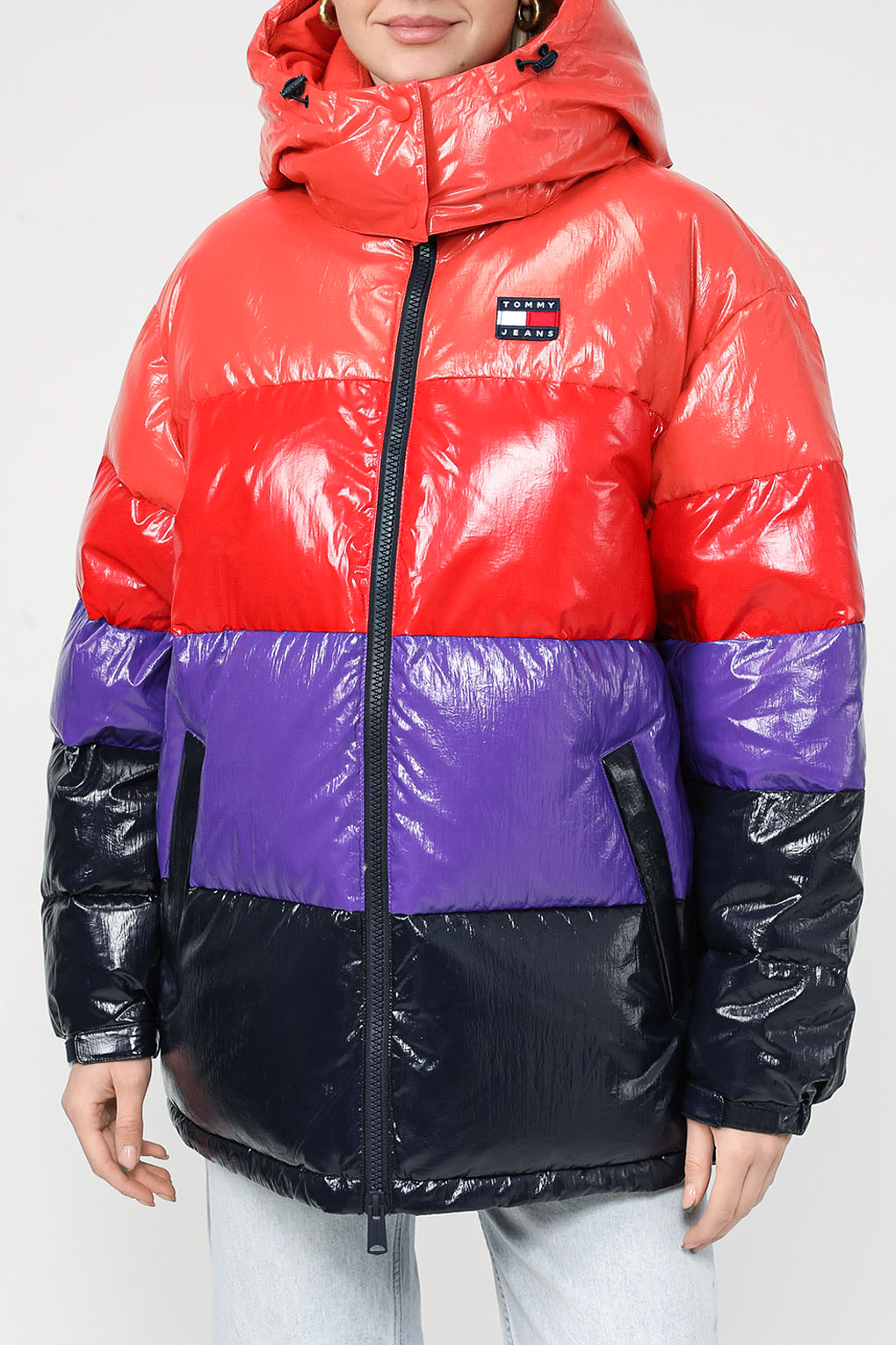 

Куртка женская Tommy Jeans DW0DW15959 разноцветная M, Разноцветный, DW0DW15959