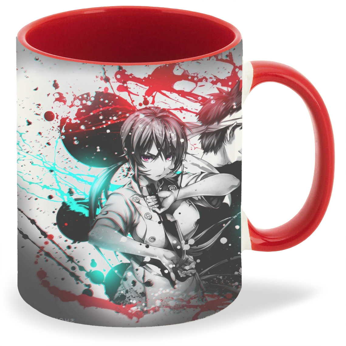 

Кружка CoolPodarok Аниме Шокугеки Нож Краски, Аниме Шокугеки Нож Краски