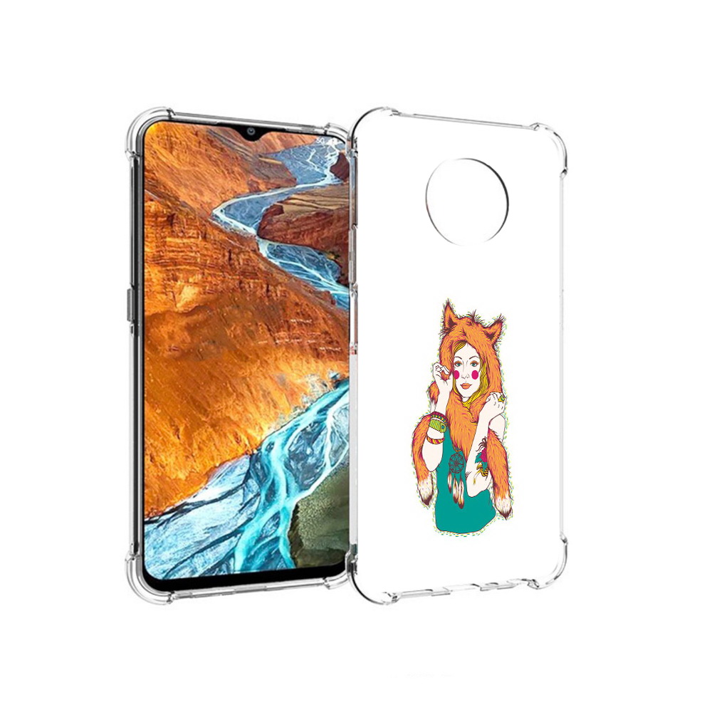 

Чехол MyPads Tocco для Nokia G300 Девушка лиса (PT224563.108.62), Прозрачный, Tocco
