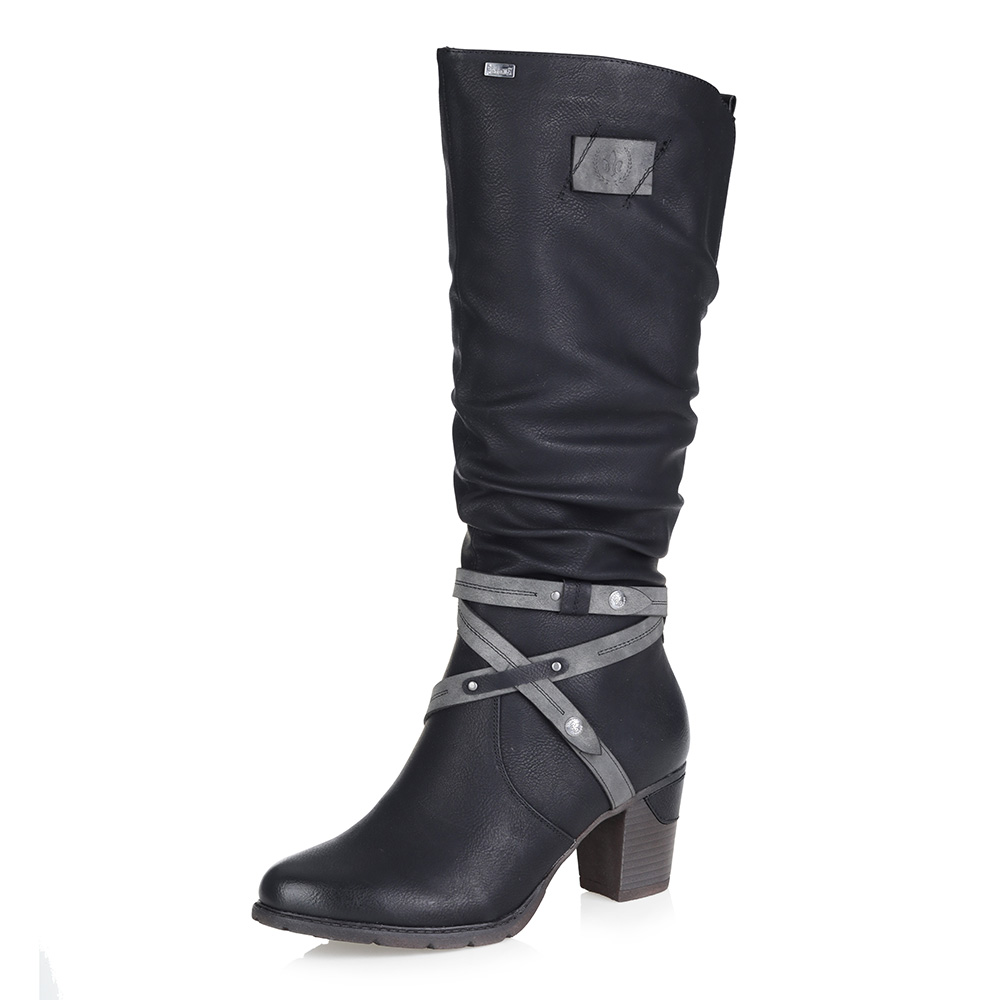

Черные сапоги Rieker 96054-00 р.42, 96054-00
