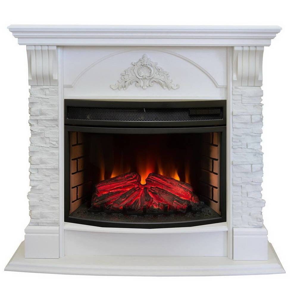 

Электрокамин Real Flame Athena WT с очагом Firefield 25 S IR