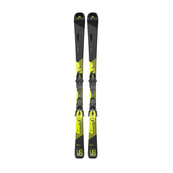 фото Горные лыжи head 2021-22 v-shape v8 sw lyt-pr+pr 11 gw brake 78 [g] black/yellow