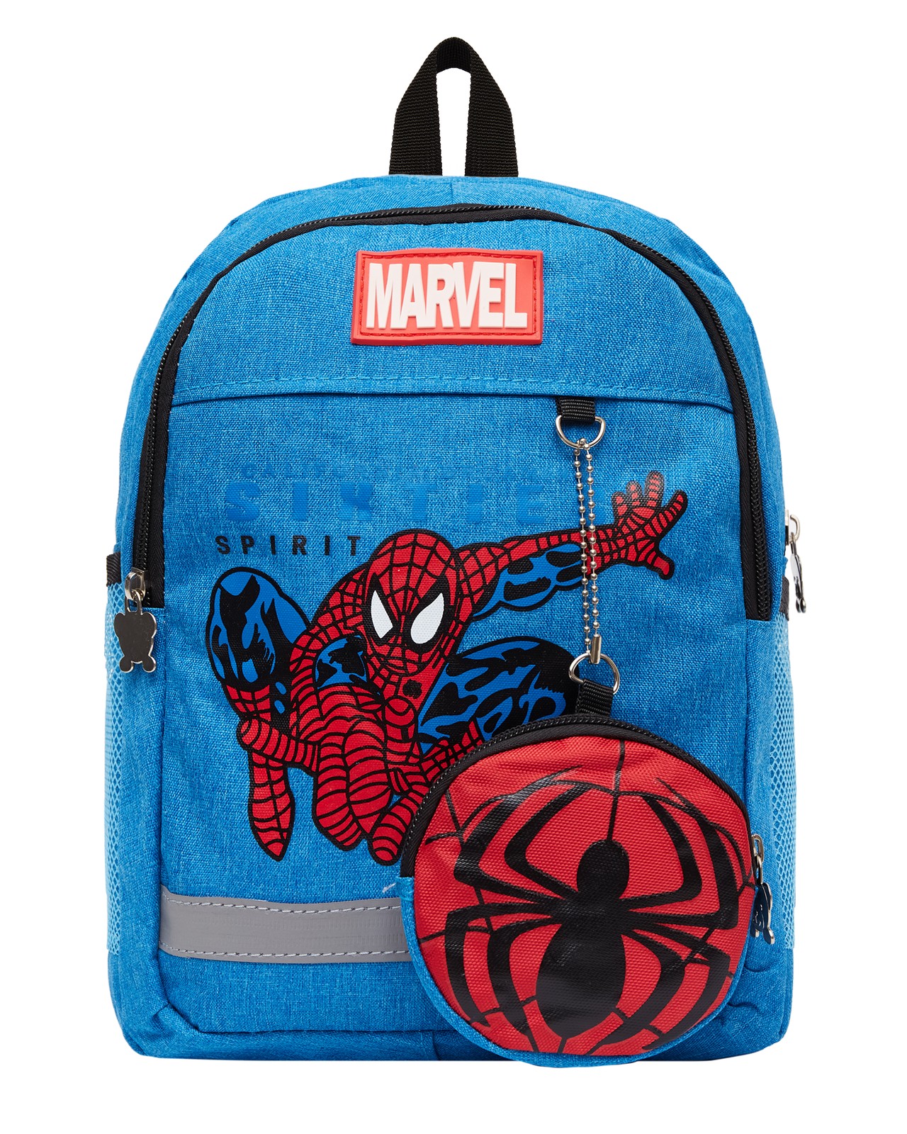Детский рюкзак BAGS-ART Человек паук с кошельком с принтами, голубой 3d bags рюкзак радужные бабочки