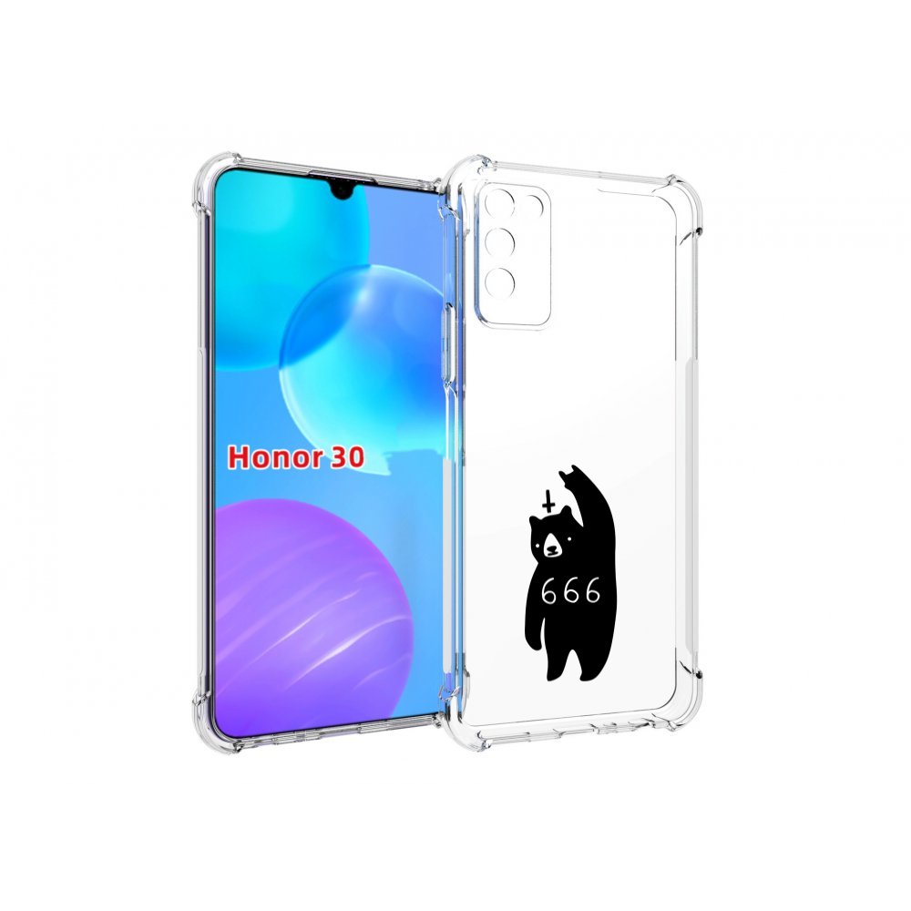 

Чехол MyPads медведь 666 для Huawei Honor 30 Lite, Tocco