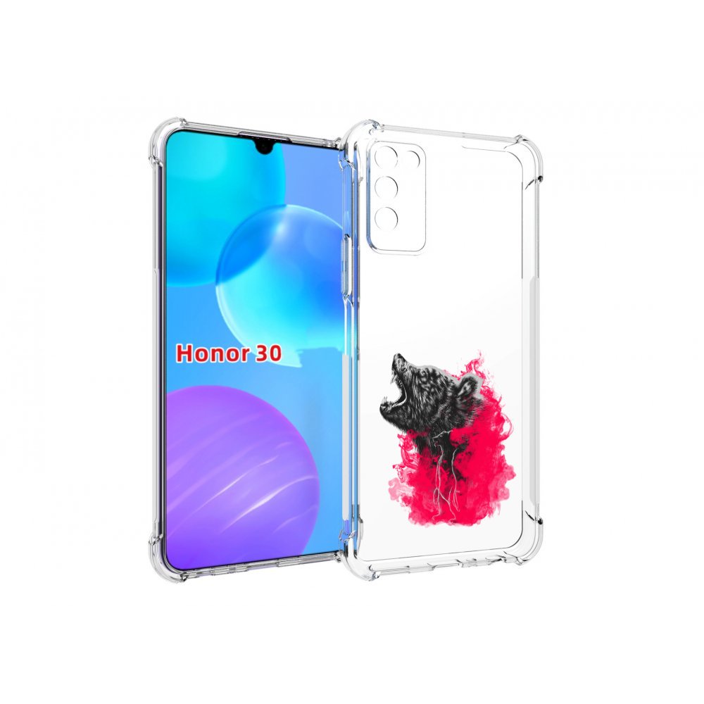

Чехол MyPads медведь в дымке для Huawei Honor 30 Lite, Tocco