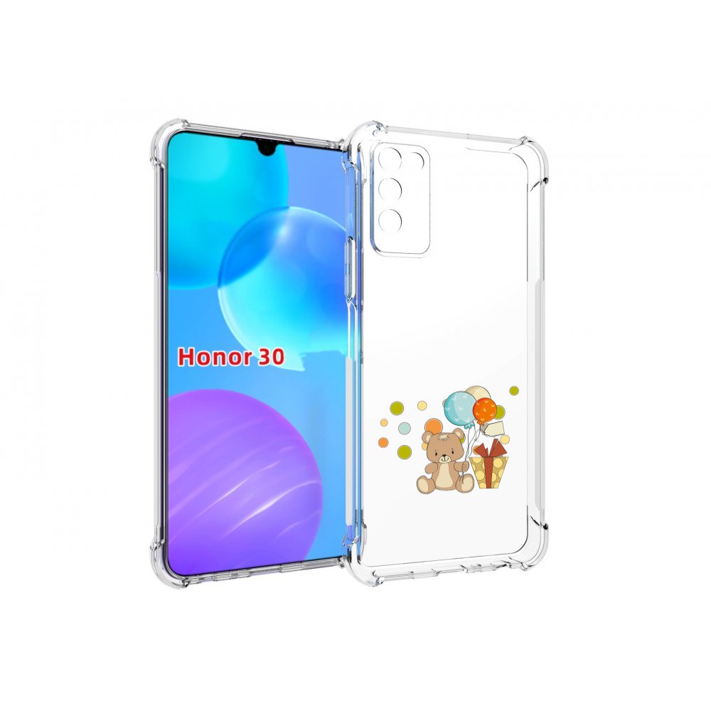 

Чехол MyPads медвеженок с подарком для Huawei Honor 30 Lite, Tocco