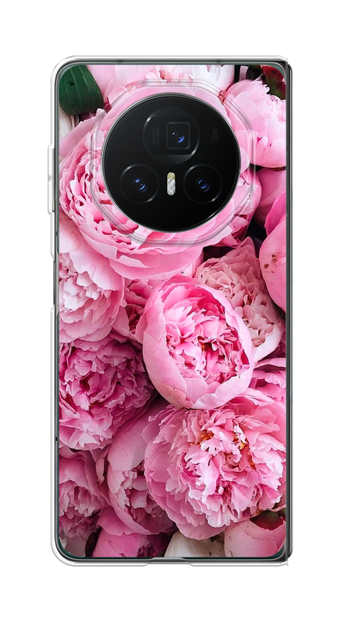 

Чехол на Honor Magic V3 Розовые пионы, Бежевый;розовый, 6125050-1