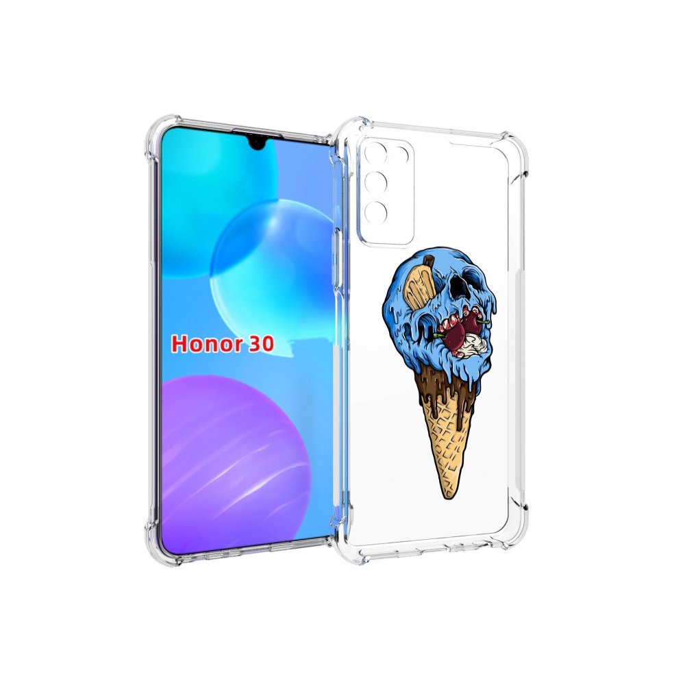 

Чехол MyPads мороженное череп для Huawei Honor 30 Lite, Tocco