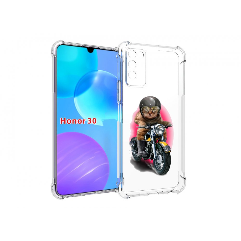 

Чехол MyPads мото-кот для Huawei Honor 30 Lite, Tocco