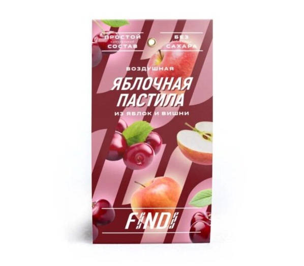 

Пастила Findi яблоко-вишня воздушная 100 г