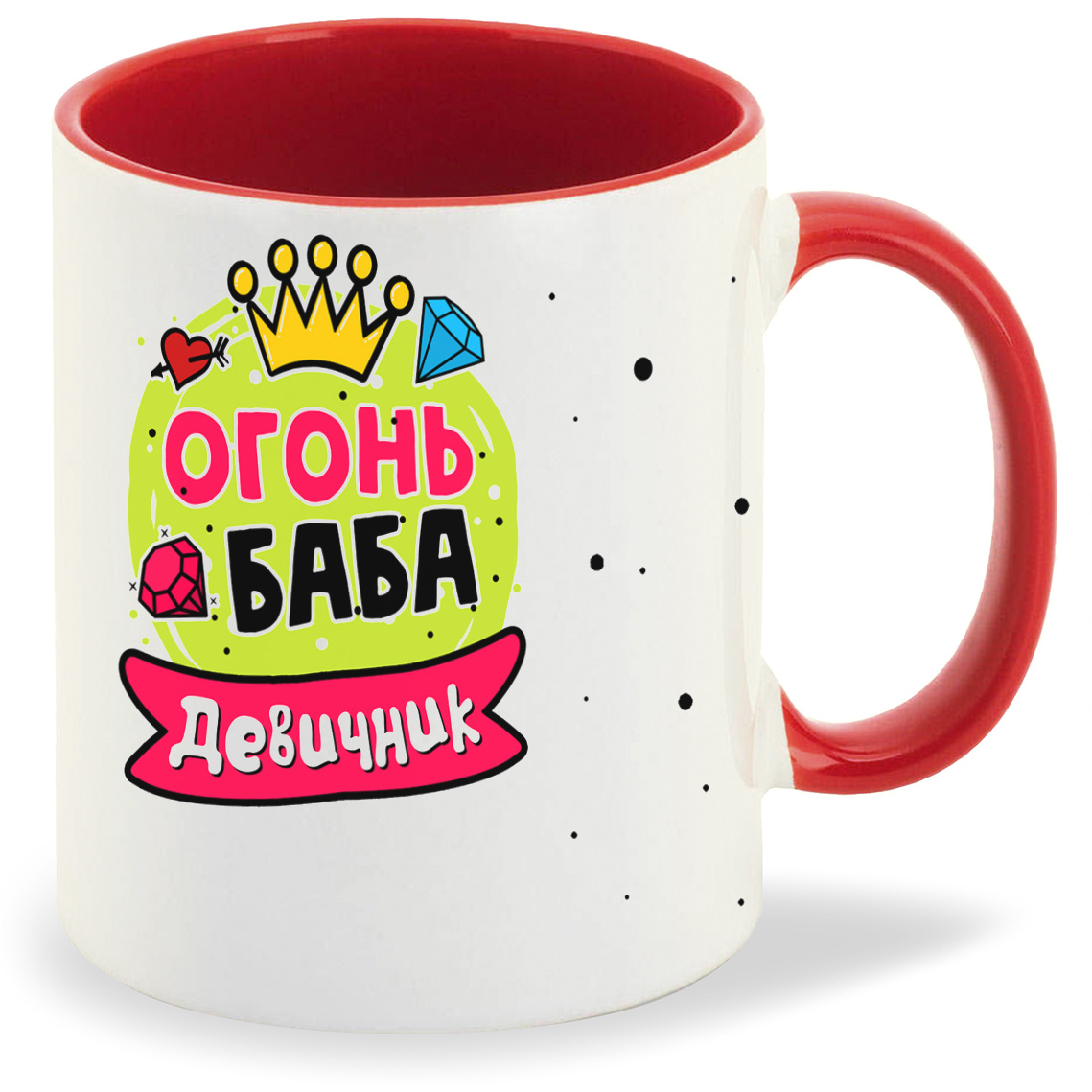 

Кружка CoolPodarok Девичник огонь баба, Девичник огонь баба